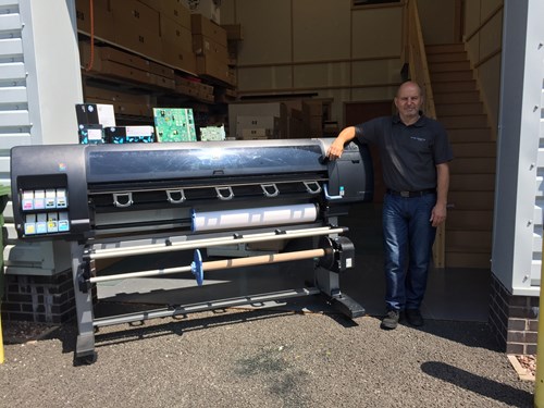HP T1500 Designjet Printer System Error Code or print quality issue, book your breakdown repair callout with 1st Call 4 Service